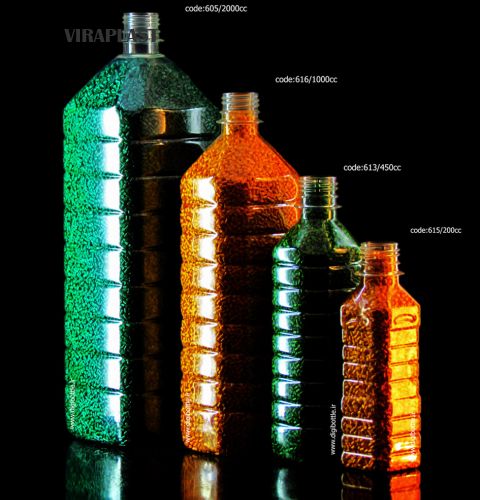  زجاجة دائرية سعة 1 لتر مع 28 فتحة